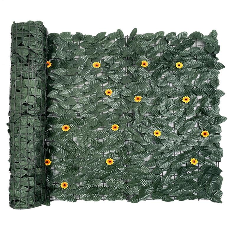 Ivy Privacy Fence Balcony Privacy Fence Screen Decorative Breathable Rustproof Faux Backdrop for Outdoor Greenery Yard Apartment