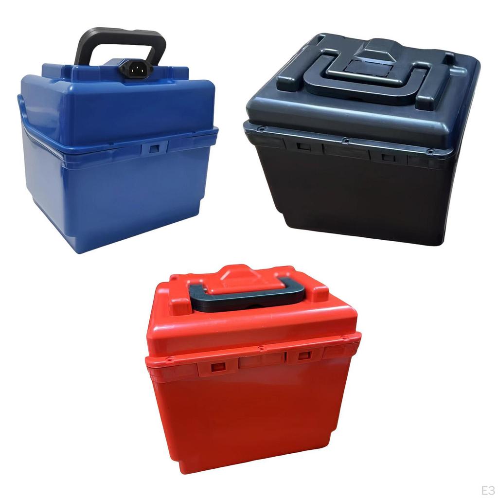 Battery Box Case Water Resistant Storage Container With Split Structure Thickened PP