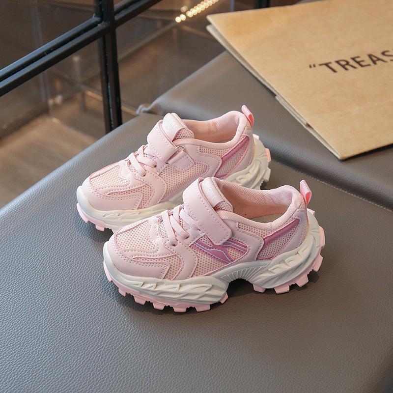 Children's fashion sports shoes 2025 summer new breathable mesh Forrest Gump shoes boys casual shoes girls sports shoes