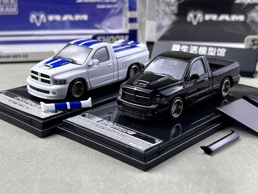 1:64 RAM SRT-10 Picku Aleación Coche Fundición a Presión y Vehículos de Juguete Modelo de Coche Modelo a Escala Miniatura Coches de Juguete Para Niños