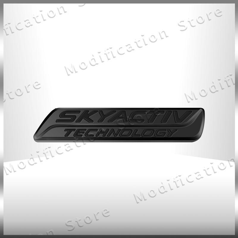 3D SKYACTIV TECHNOLOGY Logo Car Rear Trunk Badge Emblem Sider Fender Sticker For MAZDA CX-3 CX3 CX-5 CX5 CX-7 Atenza h1