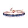 ZHOUYANG Tennis Bracelets For Women Square Multicolor Zircon Wedding Bride Adjustable Bracelet Jewelry DZH015