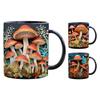 Creative Mushroom Ceramic Coffee Cup Multipurpose Cartoon Cute Mushroom Mug Breakfast Milk Cup Birthday Gift Decoration Mug Home