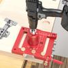 Aluminum Alloy Woodworking Multifunctional 3-in-1 Hinge Locator Punch Woodworking Tools Furniture Hole Punch Locator Punch Tool