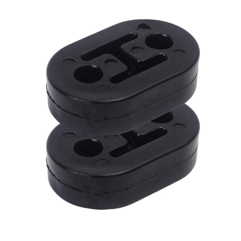 Lifting Towing Wheel Muffler Support Shock Absorber Automobile Universal Two Holes Exhaust Pipe Hanger Cushion Rubber Parts