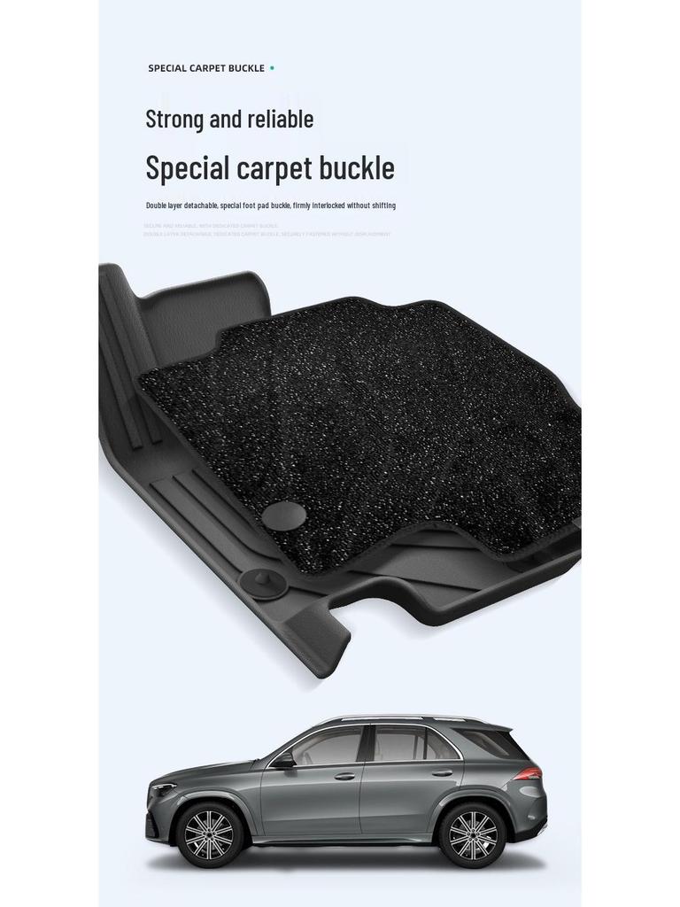 Mercedes-Benz GLE 350 Car Floor Mats - TPE, Trunk & Vehicle-Specific, Fits 26 Models