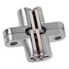 180 Degree Zinc Alloy Invisible Folding Door Cross Hidden Hinges 43.7mm 60.4mm  68.8mm 94mm