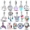 Newest Charms Copper Charm Tree Of Life Tulip Beads Fit Original Bangle Bracelet Pendant Diy Woman Jewelry Gift