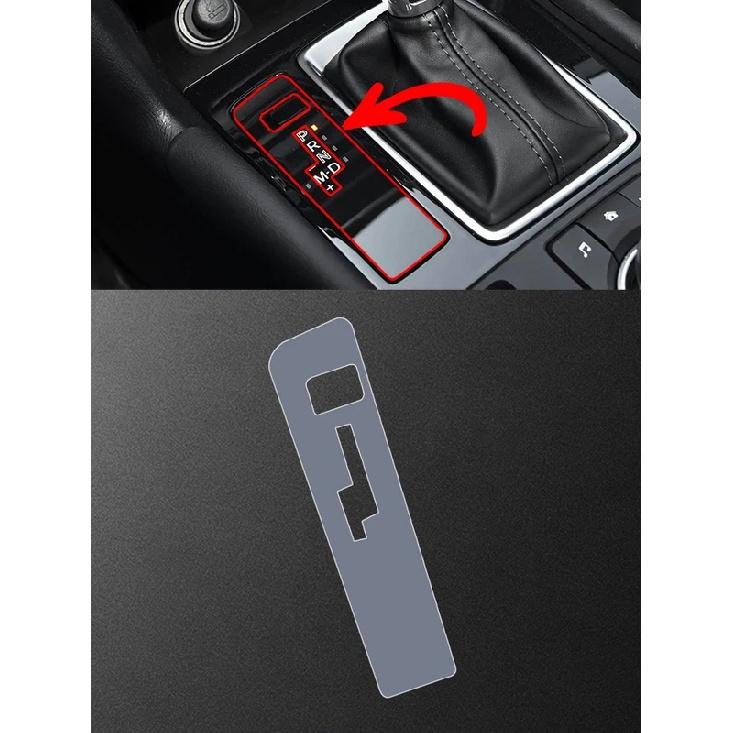 For Mazda 3 Axela 2017 2018 Gear Panel Transparent TPU Protective Film Anti Scratch Repair Film