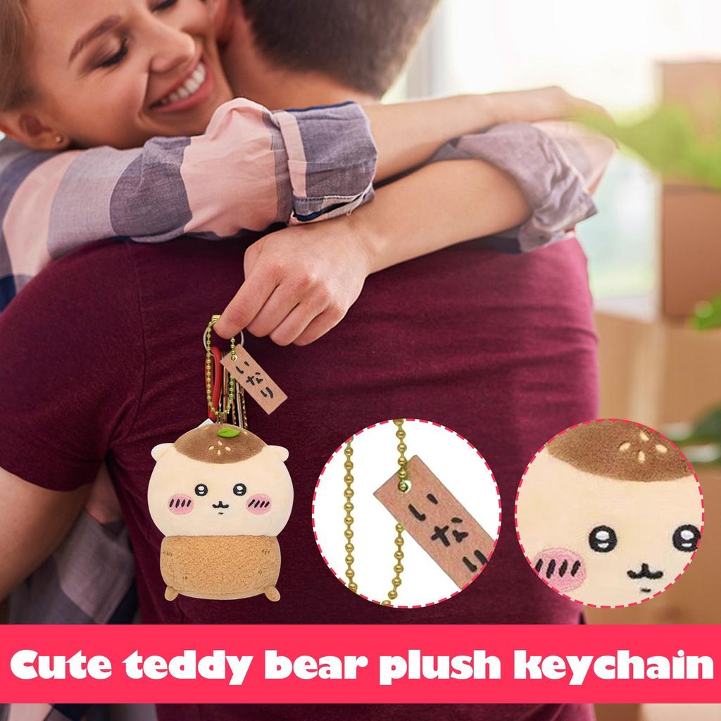 Kreslená Roztomilá Panenka Plyšová Hračka Klíčenka Malý Přívěsek