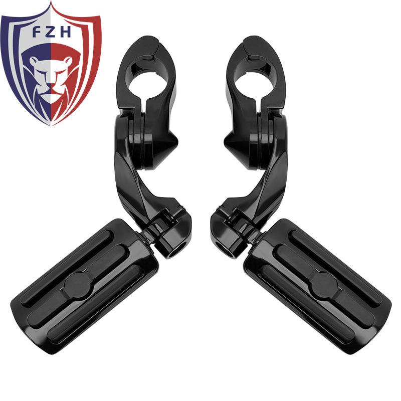 Universal Motorcycle Crash Bars Footrests for Harley Cruiser