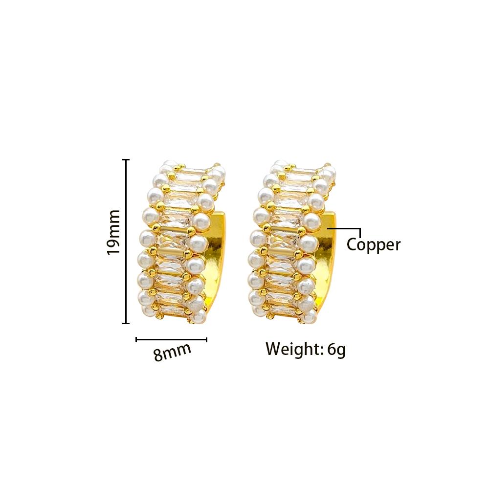 Brincos de Pérola com Diamante Mais Vendidos Brincos de Zircônia de Alta Qualidade Brincos da Moda para Menina