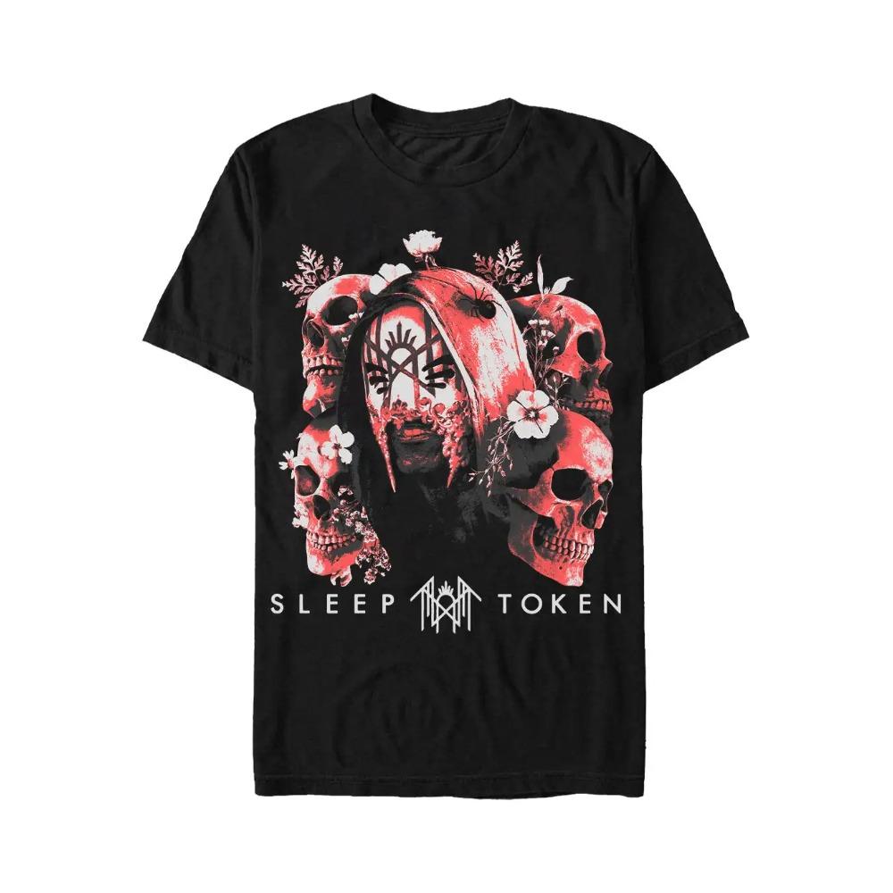 Koszulka Sleep Token Metal Band Cotton T-shirt Unisex Mężczyźni Kobiety Fani Krótki rękaw Topy Moda Marka Lato Casual Codzienny T-shirt