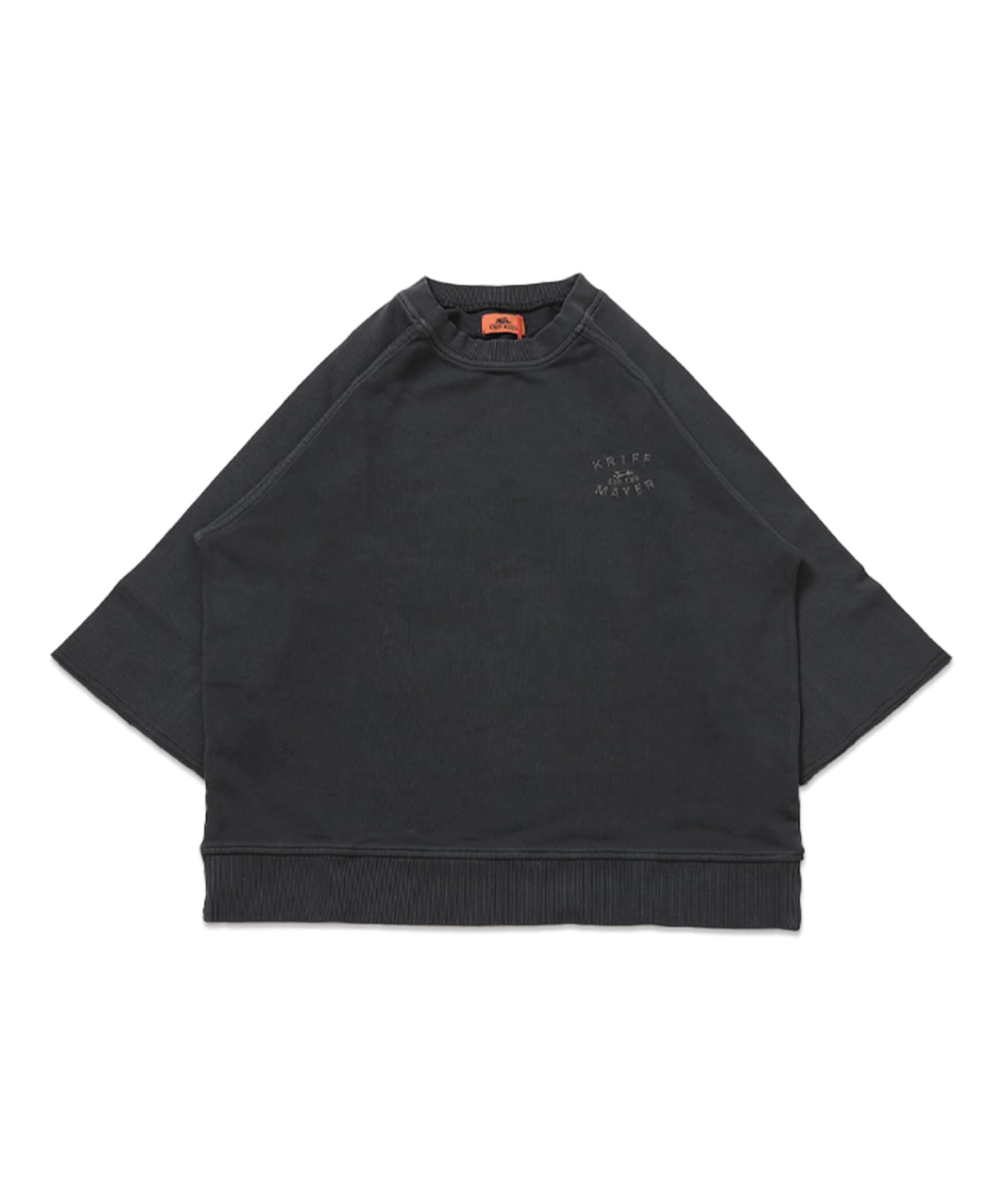 

Свитшот Уголь [Клифф Майер], Пигмент, Флис, Рукав 3/4, Круглый вырез, Женский, Большой,