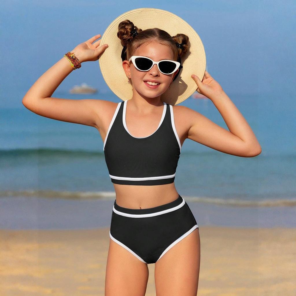 Girls' Bikini Set - Teen Swimwear Separate Top & Bottom