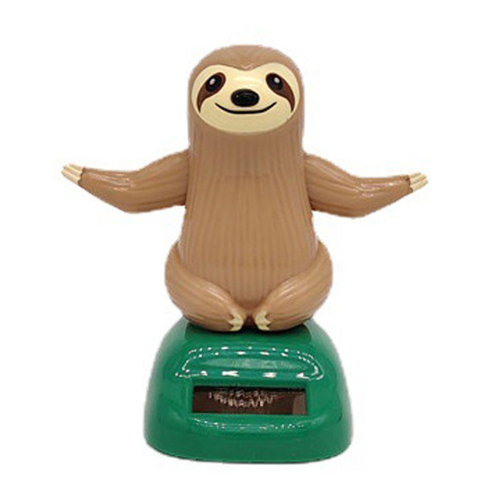 Dolls Shaking Head Dolls Swing Animal Bobbling Head Toys Solar Swing Alpaca Solar Powered Sloth