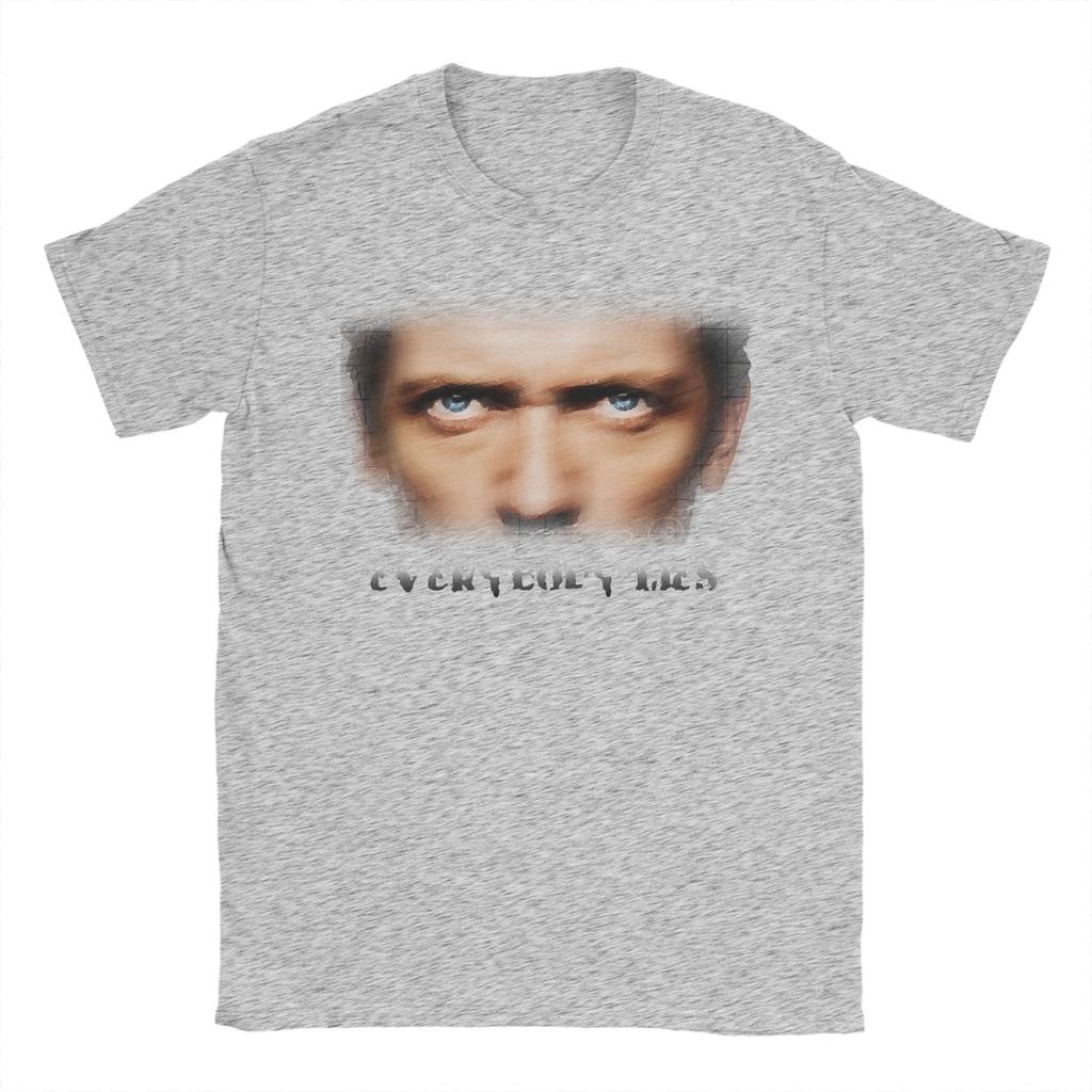 Unisex Women Graphic House MD Dr Gregory House T Shirt Tee 100 Cotton  Tshirts Clothing