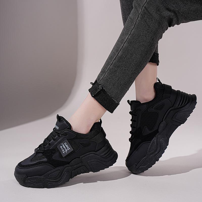 New spring platform dad shoes casual spring and autumn mesh breathable sports K