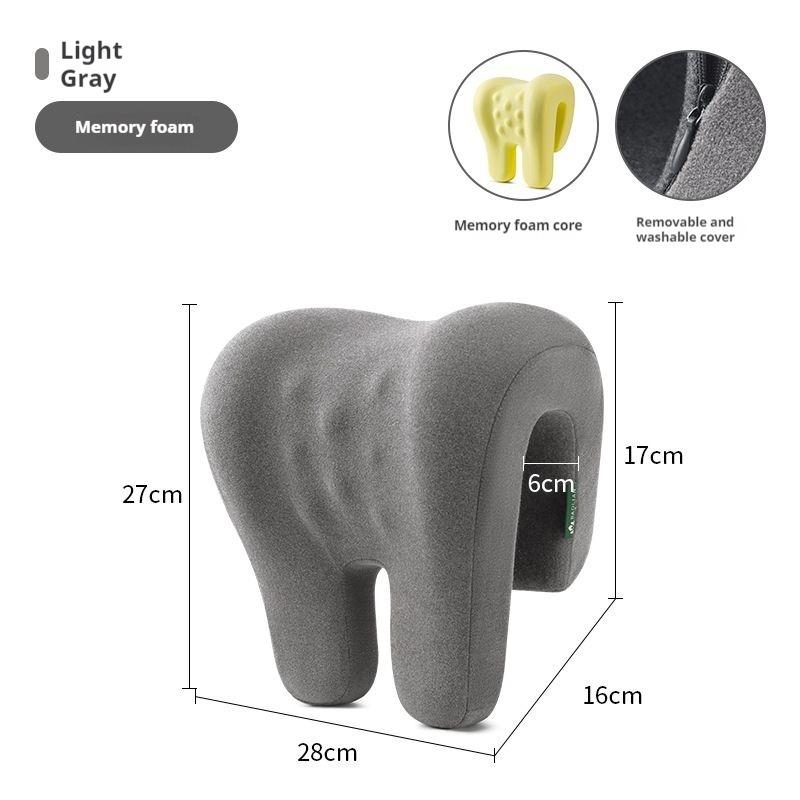 Office Chair Headrest Pillow Head Neck Shoulder Support Cushion Ergonomic Neck Rest Pillow Memory Foam Nap Sleeping Pillow