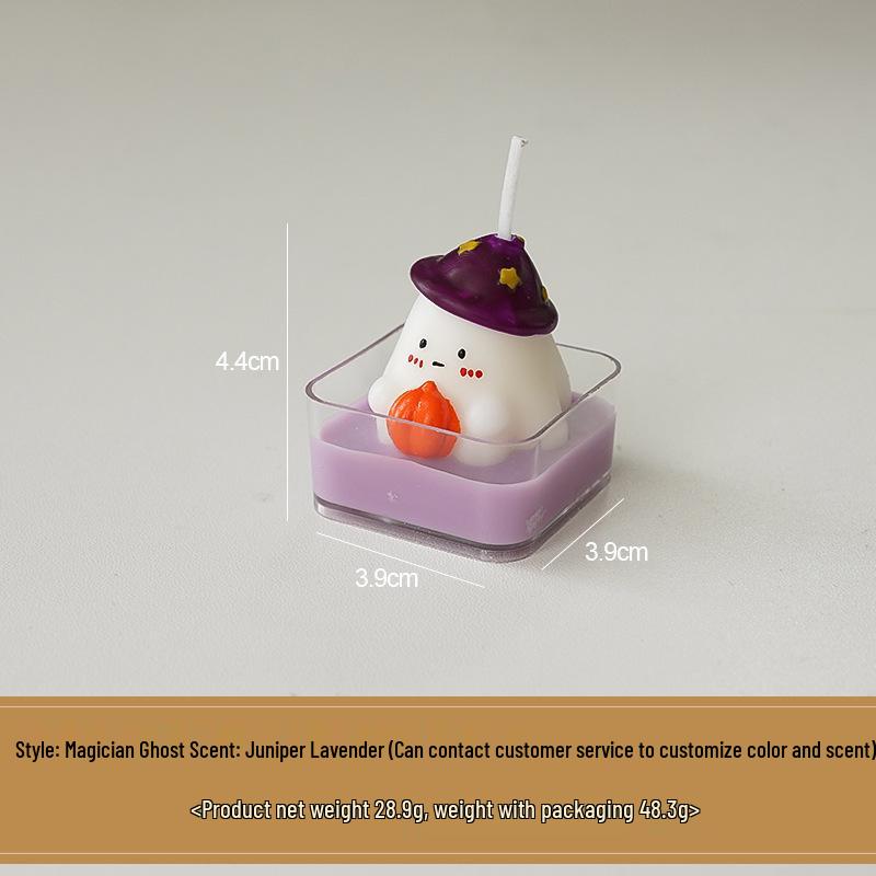 Handmade Pumpkin-Shaped Halloween Scented Candle