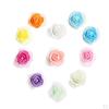 100x Wedding Flowers Rose Head DIY Craft Kissing Balls Centerpieces - Colorful, as described