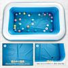 SIRUNLY Large Inflatable Pool for Home for Children x 165 x 50 Use, 3-Layer Structure, Foldable, (255 cm)