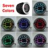 2'' 52mm Turbo Boost Gauge PSI 7 Color Backlit 12V Car Pressure Gauge with Stepper Motor