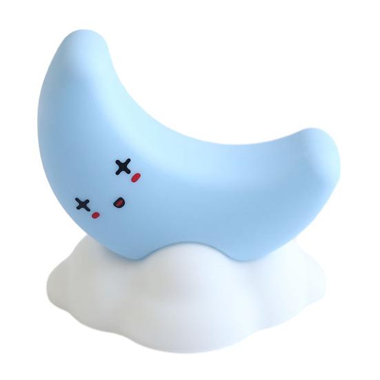 Moon Star Night Light for Kids, Silicone Soft Glow LED Lamp for Bedroom, Cute Cloud Moon Decor for Nursery