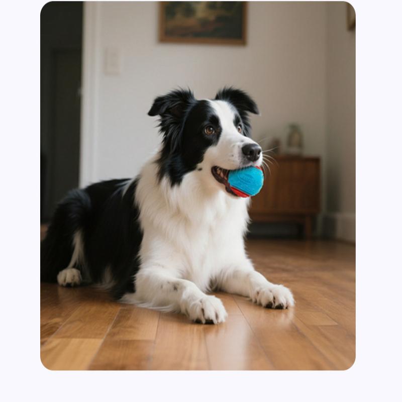 2Pcs Dog Toy Durable Crew Ball Pet Grinding Teeth Toy Rubber Sound Ball For Dog Interactive Supplies Chew Pet Supplies