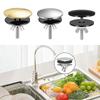 Black Silver Sink Hole Cover Stainless Steel Sink Hole Plug Sturdy & Reliable Faucet Hole Cover