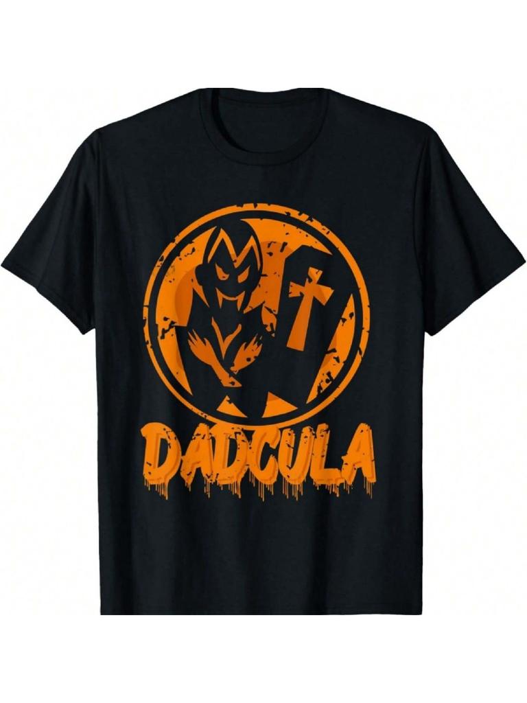 Spooky Retro DADCULA Halloween Dracula T-Shirt Present T-Shirt