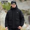 JEEP SPIRIT Men's Hooded Windproof Padded Winter Jacket