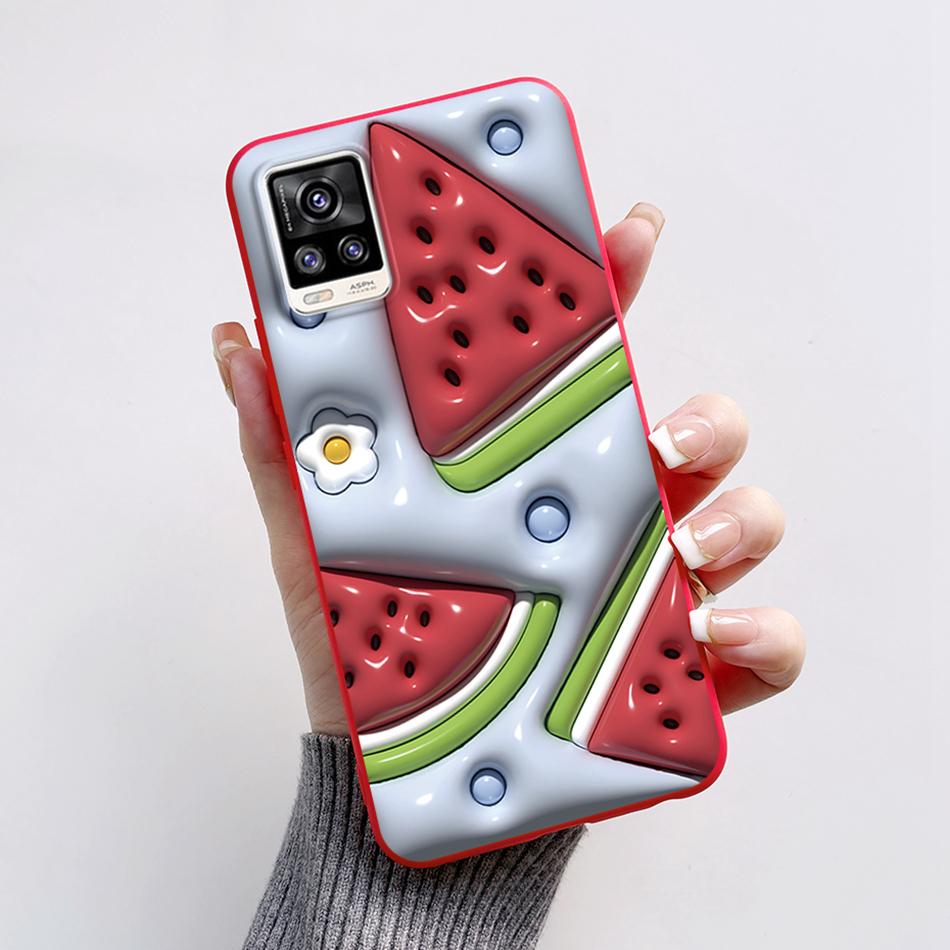 For Vivo V20 2021 Case V2040 Cute Cat Bear Frog Cover Soft Silicone Slim Phone Case For Vivo V20 V 20 VivoV20 V2025 V2024 Bags