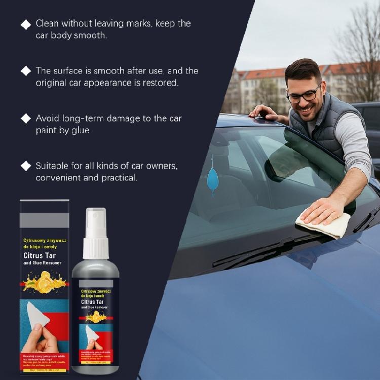 100ml 3.38oz Glass Sticker Cleaner Adhesive Remover Cleaner Remover Car Glass Tape Label Cleaner Multifunction