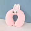 Customizable Cartoon Embroidery U-Shaped Memory Foam Neck Pillow for Travel & Home