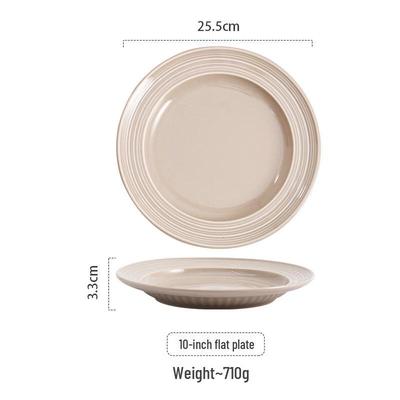 Ru Han Nordic Ceramic Dinner Plate