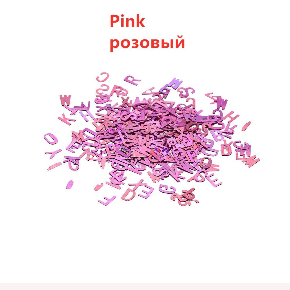 10g Englisches Alphabet Pailletten Glitzer Epoxidharz Füllungen Buchstaben Pailletten Glitzer Harzform Silikon Schmuckherstellung Erkenntnisse