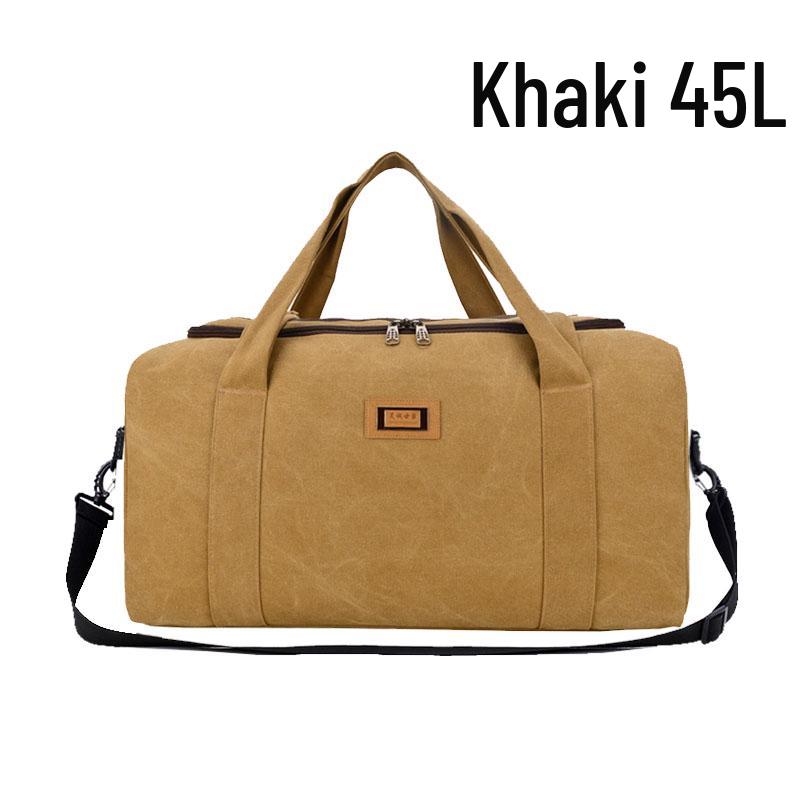 Stor Kanvas Resväska för Män & Kvinnor: Perfekt för resor, flytt, packning eller graviditetsbehov