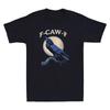 Black Crow Fcawf Crow Lover Gift Humor Quote Retro Unisexs Short Sleeve Tshirt