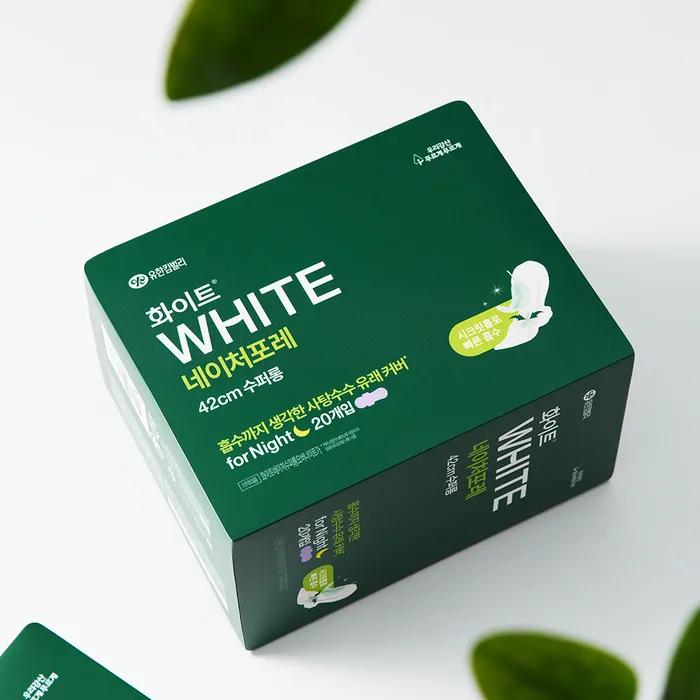 

[Белый] Nature Forest Супердлинные ночные 20 штук