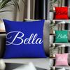 Hot BBelleied Cushion Cover Antidustmite Pillowcase Invisible Zipper Silky Short Plush Sofa Cushion Cover