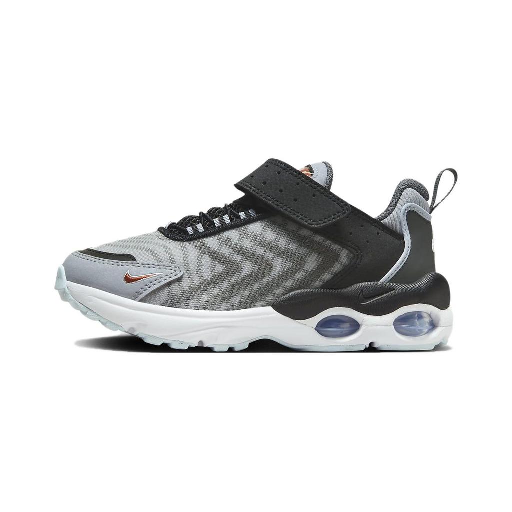 Nike Air Max TW Comfortable Abrasion Resistant Breathable Low top Kids Lifestyle Shoes Gray Black DQ0297-006