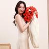 Sunflower Rose Bouquet Blanket - Perfect Mother's Day or Birthday Gift for Mom or Best Friend, Featuring a High-End Feel.