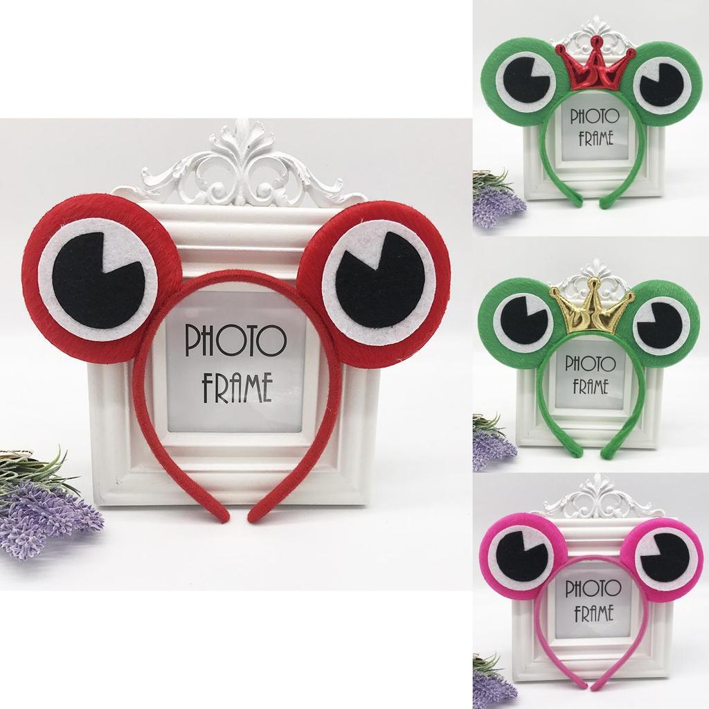 Frog Princess Hairband Kids Party Headwear Handcrafted For School Events And Plays