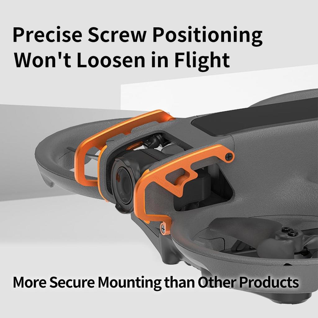 Avata 2 Gimbal Guard for DJI Avata 2, Aluminum Alloy Avata 2 Bumper Guards for for DJI Avata 2 FPV Drone Accessories, Light Camera Protection Guard