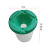 Spill Proof Paint Cups 4pcs Non Spill Paint Cup + 4pcs Paint Bristle Brush Assor