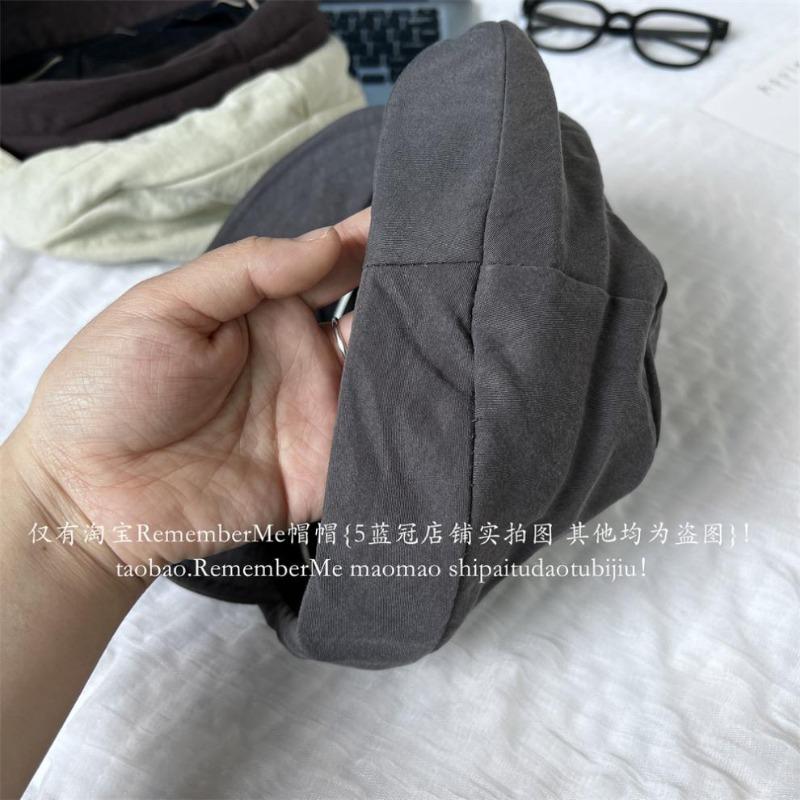 Japanese Yamamoto Style Thin Breathable Octagonal Hat Versatile Literary Painter Hat