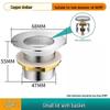 CHENDU Bathtub Pop-up Drain Stopper with Basket