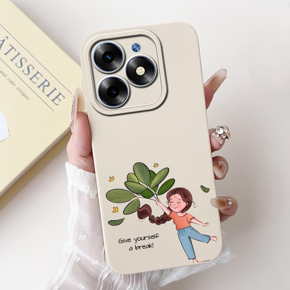 For Tecno Spark 20C Case Spark20 Pro KJ6 New Fashion Candy Painted Cover Shockproof Phone Case For Tecno Spark 20 Pro Plus Shell