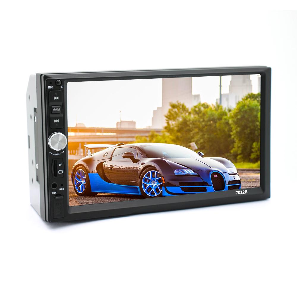 

7018bMP5 HD Автомагнитола Bluetooth с большим экраном, дюймовым плеером, слотом для карт и радио/CD.